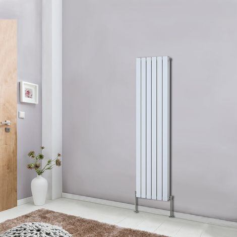 NRG Designer Radiator Flat Panel White Central Heating Rads Vertical 1600x408mm Double (1/5)