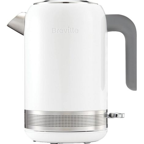 Breville Kabelloser Wasserkocher mit Filter, leise, weiß, 1,7 l, 2400 W (1/2)