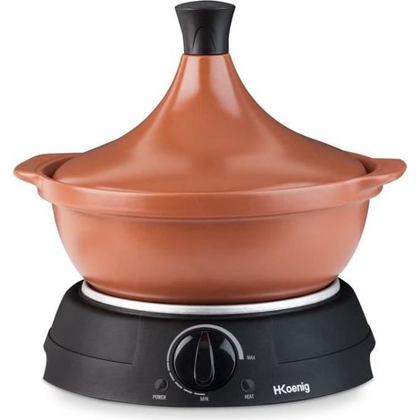 HKoenig TAJ3 Elektrische Tajine Slow Cooker, 3 L, 300 W