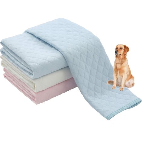 Tapis d'entraînement pour chiens - 39 x 31 Pouces - Imperméable 100 % - Absorbant Renforcé - Antidérapant - Réutilisable et Lavable en Machine - 2 Pièces (1/5)