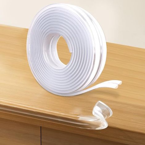 Protezioni angolari per tavolo in silicone trasparente da 2 m, versione migliorata. (1/5)