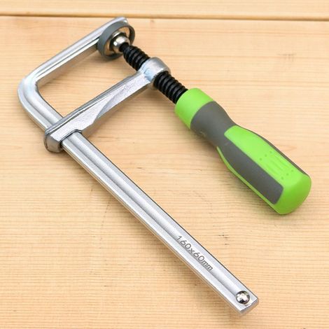 Morsetto da tavolo F da 1 pezzo, giunto rapido da 60 mm x 160 mm, morsetto con guida
