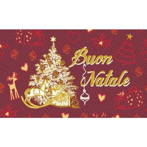 TAPPETINI BUON NATALE 80X50 -CH116