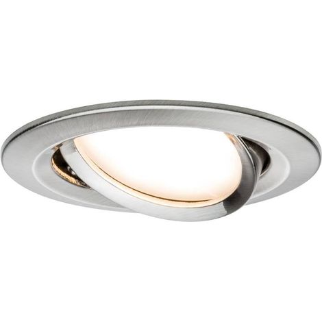 Paulmann 93482 Nova Lampada da incasso LED (monocolore) LED 6 W Ferro (spazzolato) (1/4)