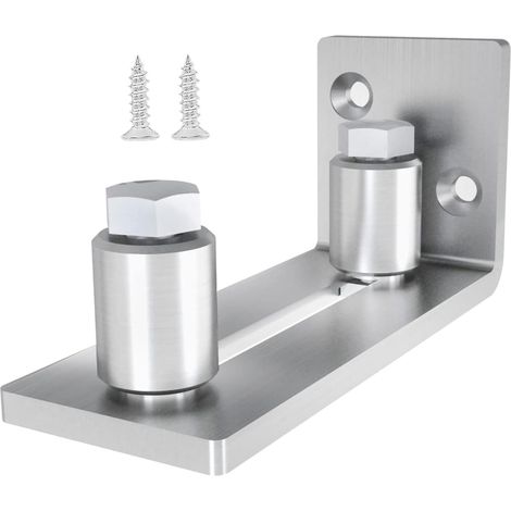 Guide de sol pour porte de grange coulissante inox, réglable (1/5)