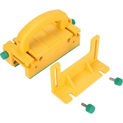 Outil de poussée de sécurité à poignée pour scie circulaire de table, avec force tridirectionnelle (1 pièce). (1/5)