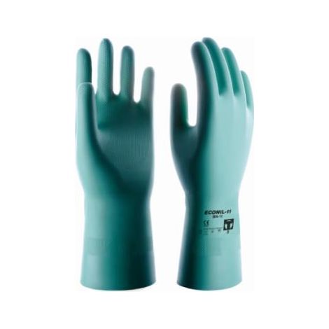 Guanto economico in nitrile satinato 3L Sulfatar chimico Cat2 T-7BN11