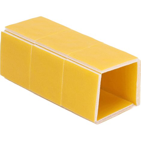 Lot de 12 rubans adhésifs double face auto-agrippants, bandes scratch industrielles à coller pour fixations murales, rouleau de fixation solide (1/5)