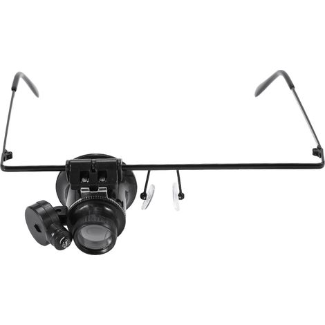 Loupe de bijoutier 20X avec éclairage LED pour horloger, réparation de montres et bijoux (1/5)
