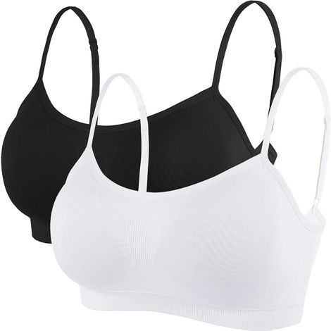 Women's Sports Bra Lingerie Padded Comfortable Push Up Seamless Adjustable Thin Strap for Pilates Yoga