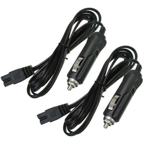 2 m langes 12-V-Ladekabel für Autokühler – 2-poliger Zigarettenanzünderstecker – ABS-Material – Kompatibel mit Kühlern (1/5)