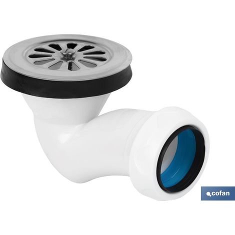 Valvola Sifonica Piatto Doccia Ø60 Con Scarico Ø32-40 E Griglia IN ACCIAIO INOX. (1/5)