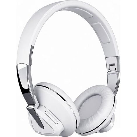 Casque Bluetooth Pliable 9D Audio Blanc avec Micro Intégré Stéréo Hi-Fi (1/4)