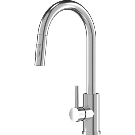 Mitigeur de Cuisine avec Douchette Extractible Granitan Loseto Chromé 1 Pièce (1/5)