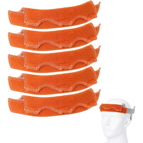 5-teiliges Schweißband-Set für Sicherheitshelme, waschbar, Ersatzfutter, geeignet für Schweiß- und Bauhelme (1/4)