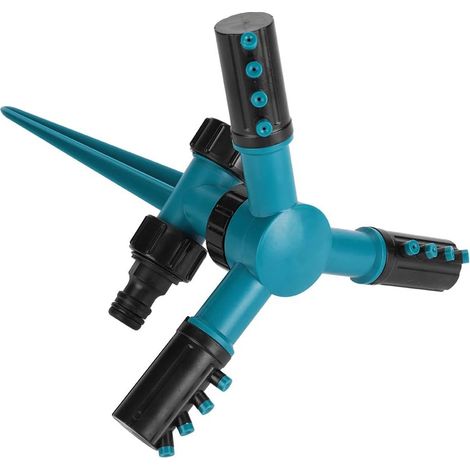 Automatic Garden Watering Tool – 360° Rotating Lawn Sprinkler with 3 Arms, Multi-Angle Coverage and Stable Ground – Lawn and Garden (1/5)