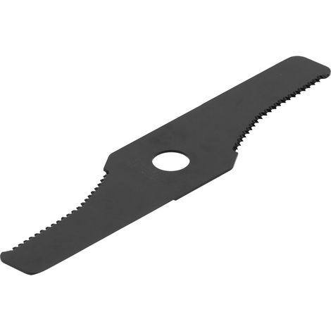 Lame de débroussailleuse renforcée en acier au manganèse, dentelée pour désherbage et coupe robuste. (1/5)