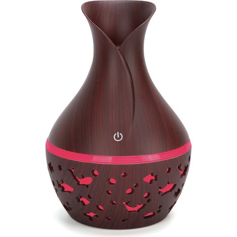 Mini diffuseur d'humidité USB pour vase électrique, aromathérapie portable 300ml, brumisateur d'air silencieux pour bureau, décoration de table avec fonction parfum. (1/5)