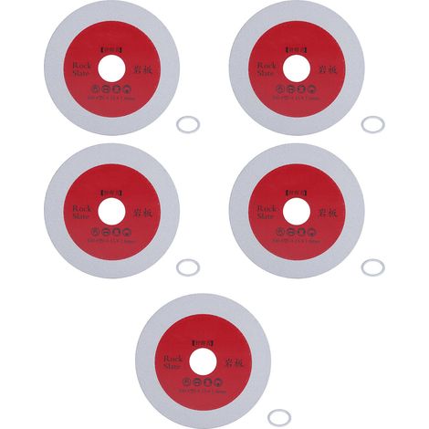 5-teiliges Diamantsägeblatt-Set zum Reinigen und Schlitzen von Rissen in Porzellan- und Keramikfliesen (100 x 20 x 15 x 1,6 mm) (1/5)