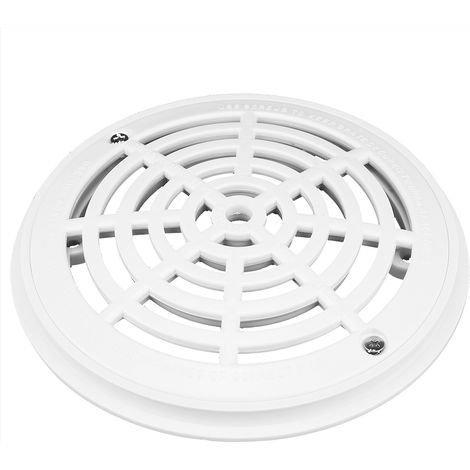Couvercle de bonde de fond de piscine en plastique avec vis, accessoire de remplacement pour piscines (1/5)