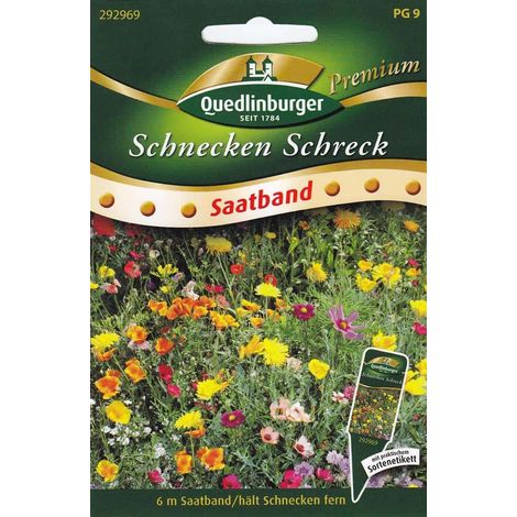 Quedlinburger Blumenmischung Schnecken Schreck Saatband 6 Meter - Blumensamen (1/2)