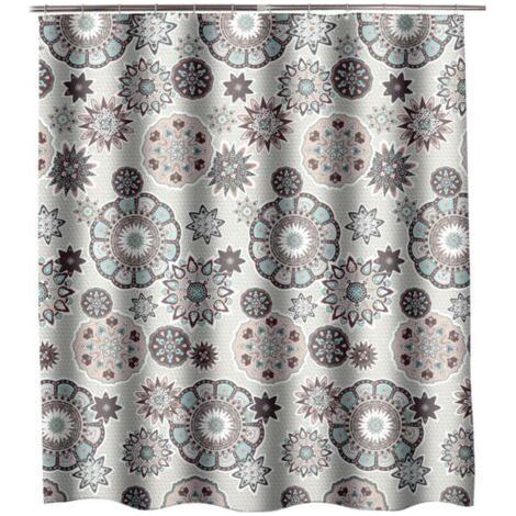 Rideau de Douche,220x200cm en tissu Polyester,Rideau Baignoire beau pour Salle de Bain (1/4)