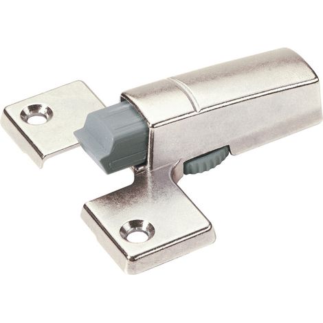 Hettich – Amortisseur de porte à visser silent system – Décor nickelé – Matériau zamac – Montage en applique pour charnières Intermat