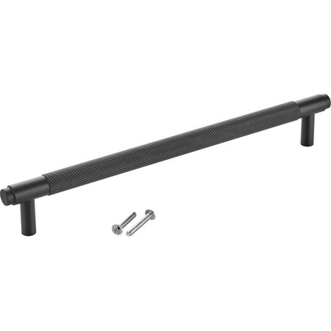 SOTECH Möbelgriff Bügelgriff Blackline VIII schwarz matt Schubladengriff Schrankgriff inkl. Schrauben - Bohrlochabstand (BA) 224 mm, 1 Stück