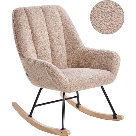 Rocking Chair KINNO Boucle Beige (1/5)