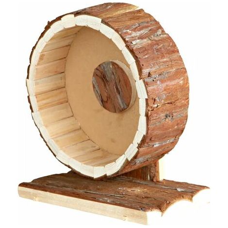 TRIXIE Roue d'exercice pour rongeur Natural Living 20 cm Bois