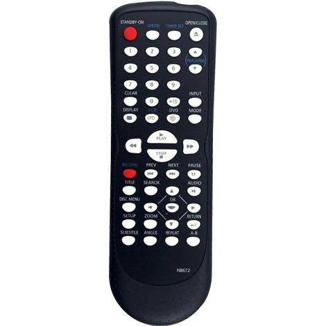 NB672 NB672UD Ersatzfernbedienung für Magnavox DVD-/Videorecorder-Kombigerät DV225MG9 A DV225MG9C DV225MG9B DV226MG9 DV225MG9F7 (1/5)
