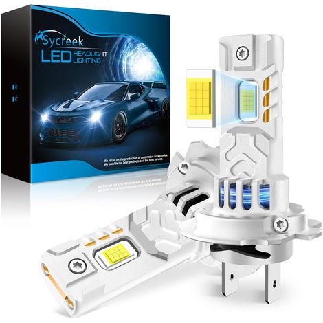 H7 LED Bulbs 30000LM 6000K Cool White Double Copper (1/5)