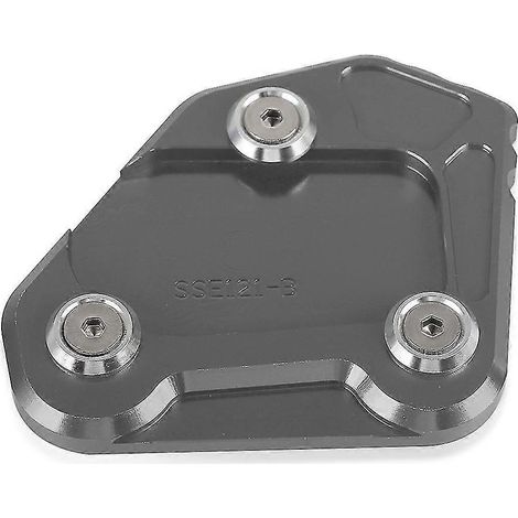 Seitenständer-Vergrößerungsplatte für BMW F750GS F750 GS F 750 GS F850GS F850 GS F 850 GS ADV ADVENTURE 2018-2022 2023 Motorrad – grau (1/5)