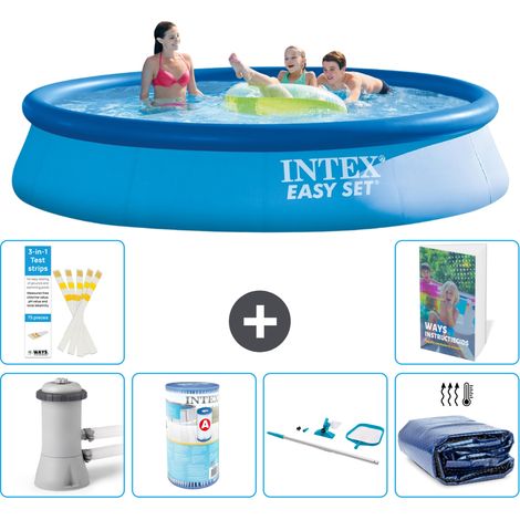 Easy Set Pool Rund - 396x84 cm - 7-teilig  S194 (1/5)