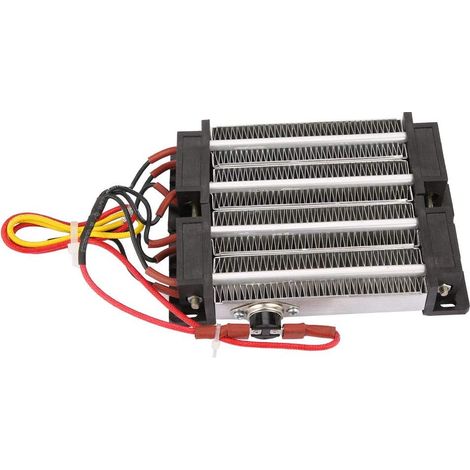 1 Élément Chauffant Céramique 220V, 1000W, Tube Aluminium, Pour Chauffage Air