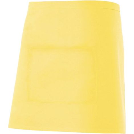 Delantal Corto Con Bolsillo AMARILLO CLARO U
