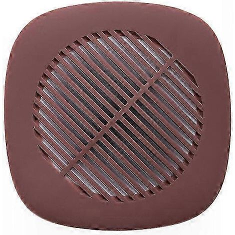 Set mit 2 Haarfiltern für Waschbecken und Bodenabläufe, rot und blau, mit strapazierfähiger Abflussabdeckung (1/4)