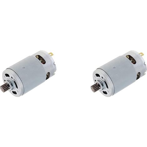2 motores de CC RS550 de 8,2 mm con engranaje de 14 dientes, 21 V, 29800 RPM, para sierra eléctrica de mano recargable. (1/5)