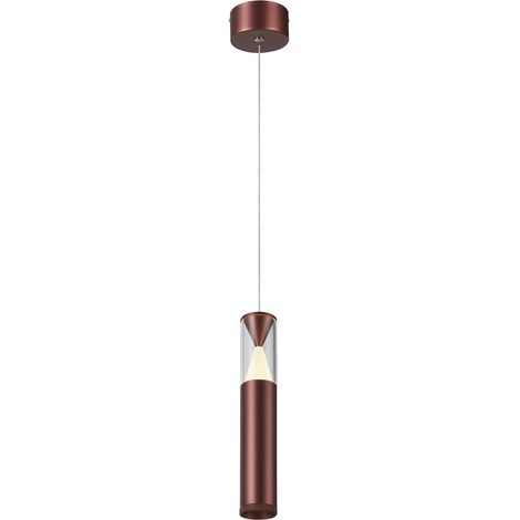 Suspension, Suspension SPARK LED cylindrique 7W Rose en Aluminium, MANTRA (1/4)