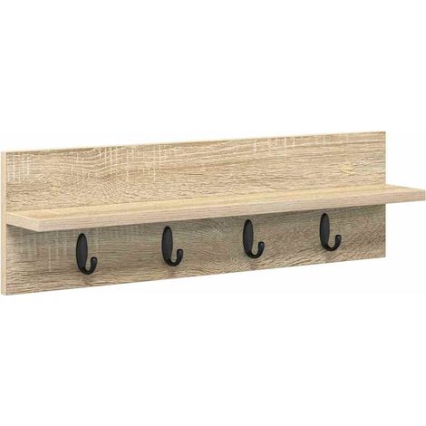 Maison Exclusive - Wandmontierter nachttisch Sonoma-Eiche 60 x 10