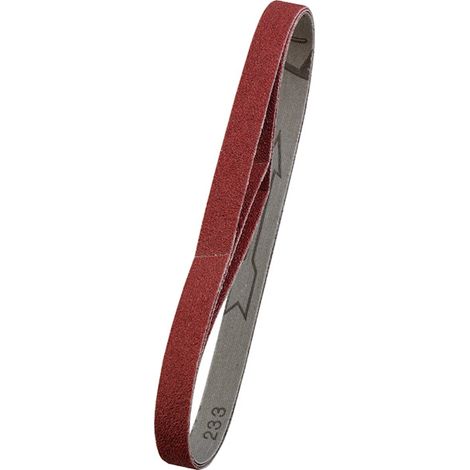 Juego de bandas de lijar kwb 910510 óxido de aluminio 13x457 mm (1/3)