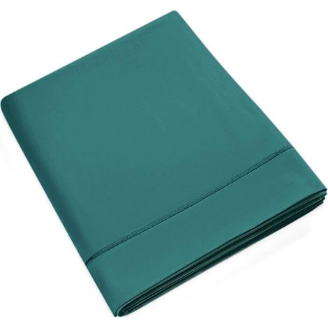 Drap plat percale de coton peigné "Julian" toutes dimensions Coton Pur - Julian Paon - 180 x 290 cm pour lit 1 place