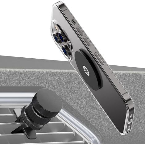 Support Téléphone Magnétique pour Grille d'Aération Voiture (1/5)
