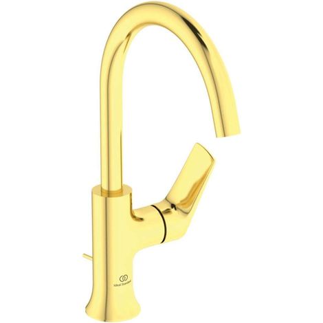 Ideal Standard La Dolce Vita - Grifo de lavabo, oro cepillado BD658A2