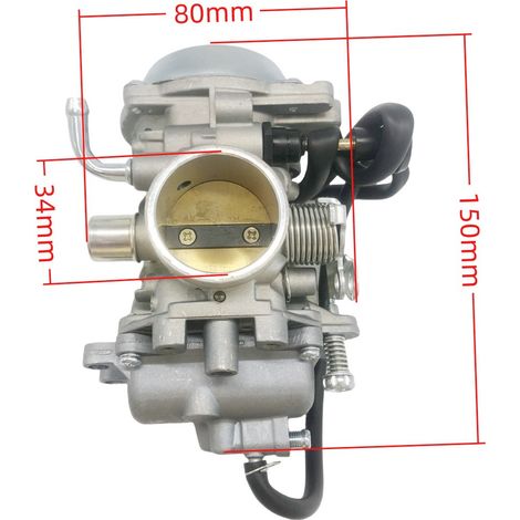DR200SE carburetor, compatible with DR200, DR200S, DR200SE 1996-2020 Suzuki motorcycle fuel parts, high-precision throttle body assembly.