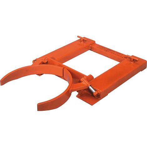 Pinza automatica per fusti con presa laterale per carrello elevatore, paranco e gru - Fusti da 110 o 220 L - Carico max 680 kg - 845007182