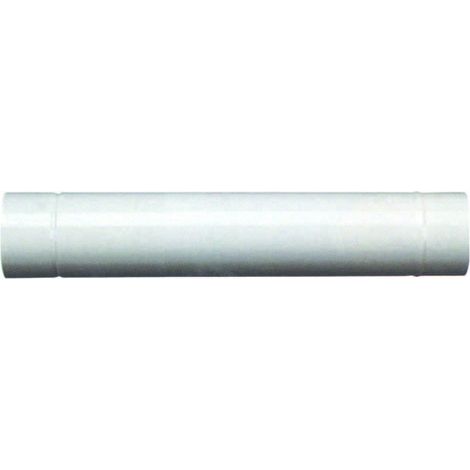 Tubo Porcellanato Bianco Lucido per Stufe a Legna – Resistente ad Alte Temperature - Misure: Ø cm 8x50h