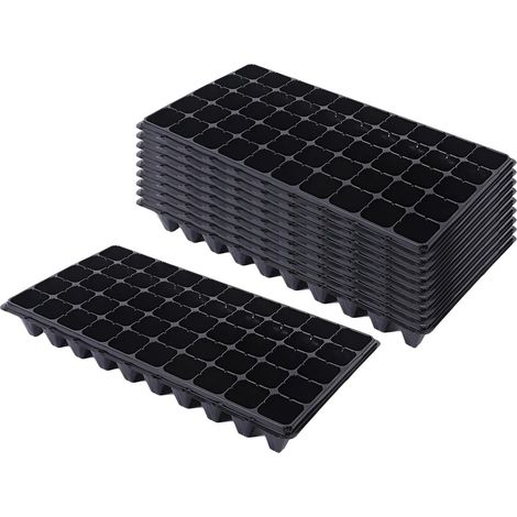 10x Bandejas Para Plantulas De Vivero, Bandejas De 80g (1/5)
