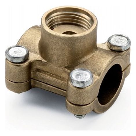 Collare presa acqua 1"1/4 x 3/4" ottone giallo Ipierre