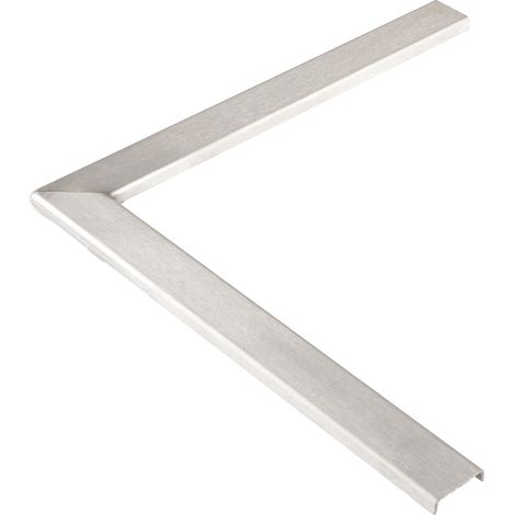 Economy Verbinder für Kantenschutzprofil L 200x200mm,Glas 16-17,52mm passend für Glasgeländer, Edelstahl (1/2)